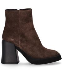 Strategia - Hombre Brown Heeled Ankle Boot - Lyst