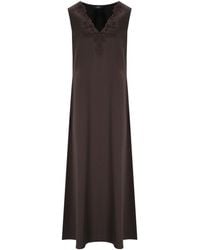 Weekend by Maxmara - Canossa Braunes Kleid - Lyst
