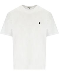 Carhartt - T-shirt s/s madison bianca - Lyst