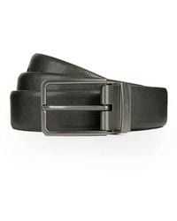 Emporio Armani Cintura Pelle Nera - Nero