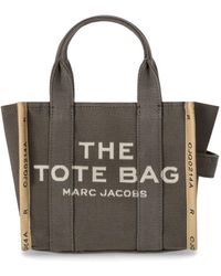 Marc Jacobs - Borsa a mano the jacquard small tote bronze green - Lyst