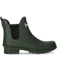 Barbour - Wilton Olive Green Chelsea Boot - Lyst
