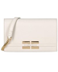 Elisabetta Franchi - Butter Crossbody Bag With Logo - Lyst