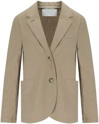 Harris Wharf London - Chaqueta de botonadura sencilla dove grey - Lyst