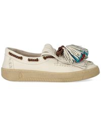 Elena Iachi - Smash weiss loafer - Lyst