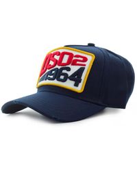 DSquared² Dsq2 Marineblauwe Baseball Cap