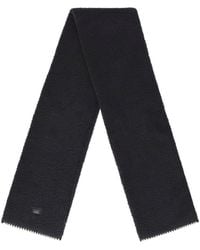 UGG - Sciarpa Fluff Nera - Lyst