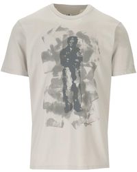 C.P. Company - Camiseta jersey 24/1 sailor beige - Lyst