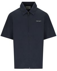 Carhartt - S/S Postal Zip Shirt - Lyst