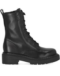 Ash - Dover Leather Combat Boot - Lyst