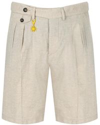 Manuel Ritz - Melange bermudashorts - Lyst