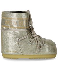 Moon Boot - Icono de bota de luna bajo bota de nieve dorada - Lyst