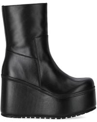 Paloma Barceló - Paloma Barceló Barta Schwarze Stiefelette Mit Keil - Lyst