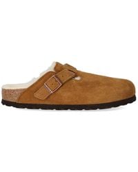 Birkenstock - Boston Shearling Mink Clog - Lyst