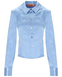 Stine Goya - Shane Light Blue Shirt - Lyst