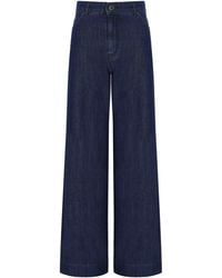 Weekend by Maxmara - Vega Dark Wide Leg Jeans - Lyst
