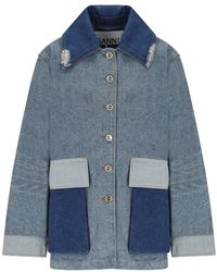 Ganni - Vintage Denim Jacket - Lyst