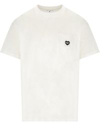 Carhartt - T-Shirt S/S Pocket Heart Bianca - Lyst