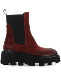 Elena Iachi - Suede Chelsea Boot - Lyst