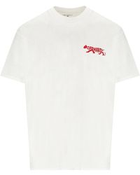 Carhartt - S/s rocky weisses t-shirt - Lyst
