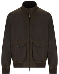 Baracuta - Bomber G9 Waxed Pocket Militare - Lyst