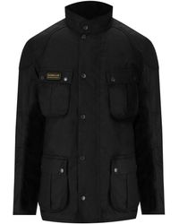 Barbour - Giacca workers wax salvia international - Lyst