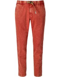 White Sand - Greg Heritage Coral Trousers - Lyst