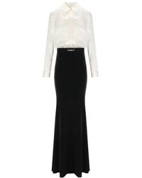 Elisabetta Franchi - Carpet Ivory And Dress - Lyst