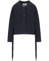 Essentiel Antwerp - Istern Marineblauer Cardigan - Lyst