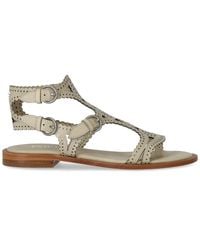 Ash - Paprika Talc Flat Sandal - Lyst