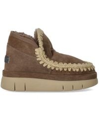 Mou - Bounce Welt Suede Elephant Sneaker - Lyst