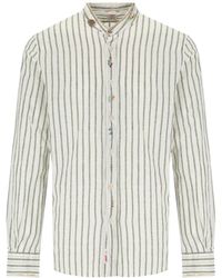 Bob - Camisa korea con rayas verde - Lyst