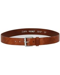 Carhartt - Cintura Script Cognac - Lyst