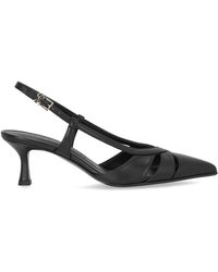 Sergio Levantesi - Edda Schwarze Slingback Pumps - Lyst