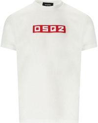 DSquared² - Dsq2 cool fit weisses t-shirt - Lyst