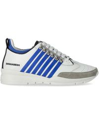 DSquared² - Legendary White Blue Sneaker - Lyst