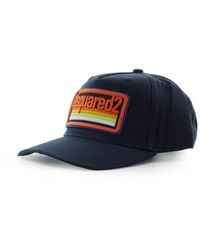 DSquared² D2 Marine Oranje Baseball Cap - Blauw