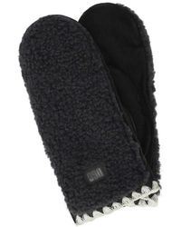 UGG - Fluff Schwarze Handschuhe Ohne Finger - Lyst