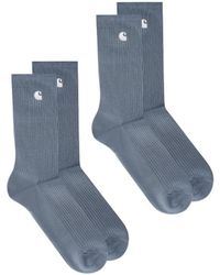 Carhartt - Madison Froasted Blue Socks Pack - Lyst