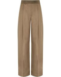 Stine Goya - Pantalón wide leg satin - Lyst