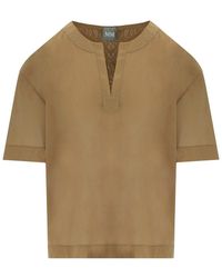 Max Mara - Fidato Camel Blouse - Lyst