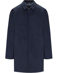 Barbour - Giacca lunga rokig navy - Lyst