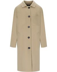 Weekend by Maxmara - Zenone Single-Breasted Coat - Lyst