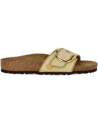 Birkenstock - Madrid Raffia Big Buckle Natural Sandal - Lyst