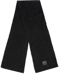 UGG - Bufanda chunky rib negra - Lyst