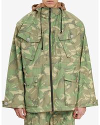 Sankuanz Reversible Military Jacket - Green