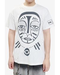 Haculla Believe Face T-shirt - White