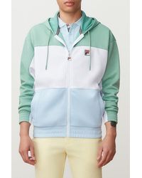 fila white hoodie mens
