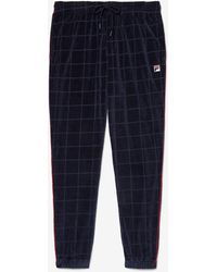 Fila - Ivy League Velour Track Pant - Lyst