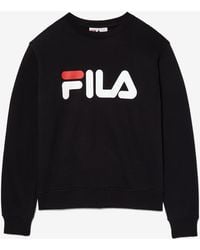 Fila - Classic Logo Long Sleeve Crew - Lyst
